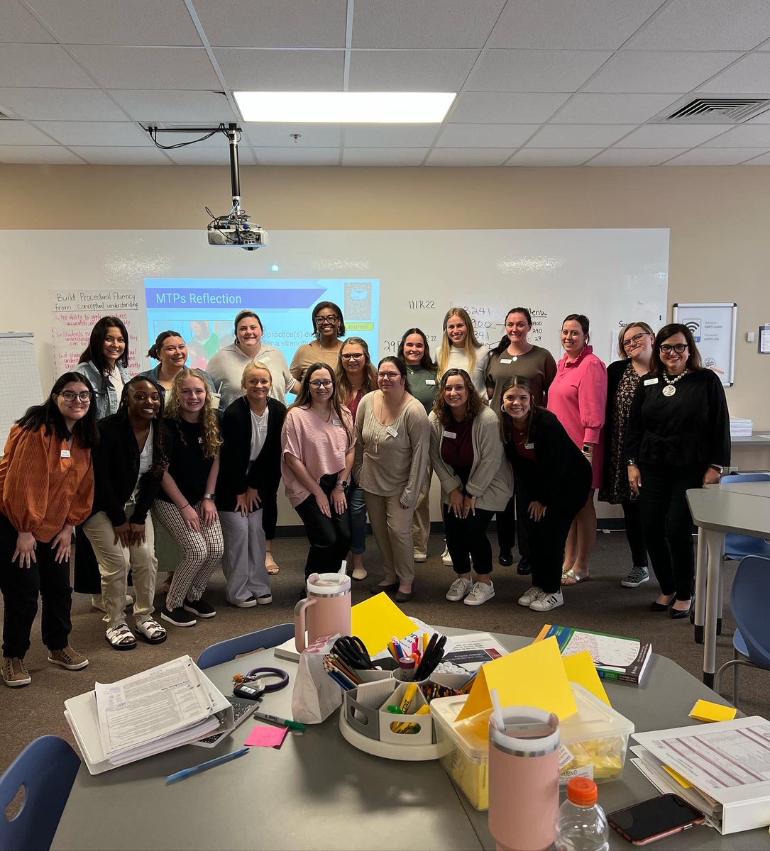 PaigeDannelley's tweet photo. Happy National Teacher Day.  It’s a year-round event for us.  Massive respect for these young people who have chosen this profession. #BadgerTeachers #ComeTeach #ComeLearn #BeATeacher https://t.co/1jiE6EA5KT