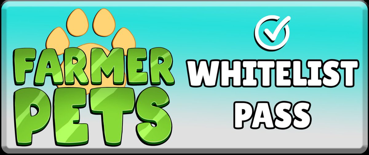 #WAXFAM! #NFTGiveaway time!

I'm giving away Farmer Pets whitelist passes RIGHT NOW!

1️⃣ Follow me &amp; <a href="/farmerpets/">farmerpets</a>
2️⃣ Retweet this &amp; comment your WAX wallet!
⏩️ 10x winners in 24 hours!

Join #WAX's hottest new community &amp; play right away!

Drop: 18:00 UTC on Friday, May 5th
