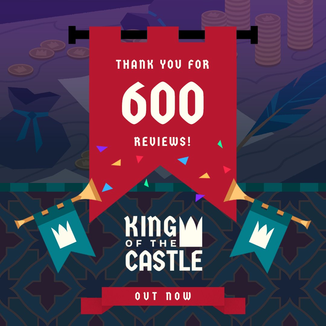 kotc_game's tweet image. 600+ reviews and sitting at a whopping 97% Positive!? We're yet again speechless at the reception of KOTC, thank you all so much.

Want to help our little game hit Overwhelmingly Positive for All Reviews? We're so close! You can drop your own review here: bit.ly/TW-KOTC