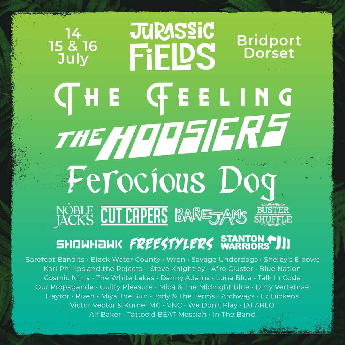AMF Music Publishing (@amfpublishing) on Twitter photo .<a href="/FerociousDog/">Ferocious Dog</a> will be joining the <a href="/jurassicfields/">Jurassic Fields</a> Music Festival lineup in Dorset this July!
🎟 jurassicfields.com .<a href="/FerociousDog/">Ferocious Dog</a> will be joining the <a href="/jurassicfields/">Jurassic Fields</a> Music Festival lineup in Dorset this July!
🎟 jurassicfields.com