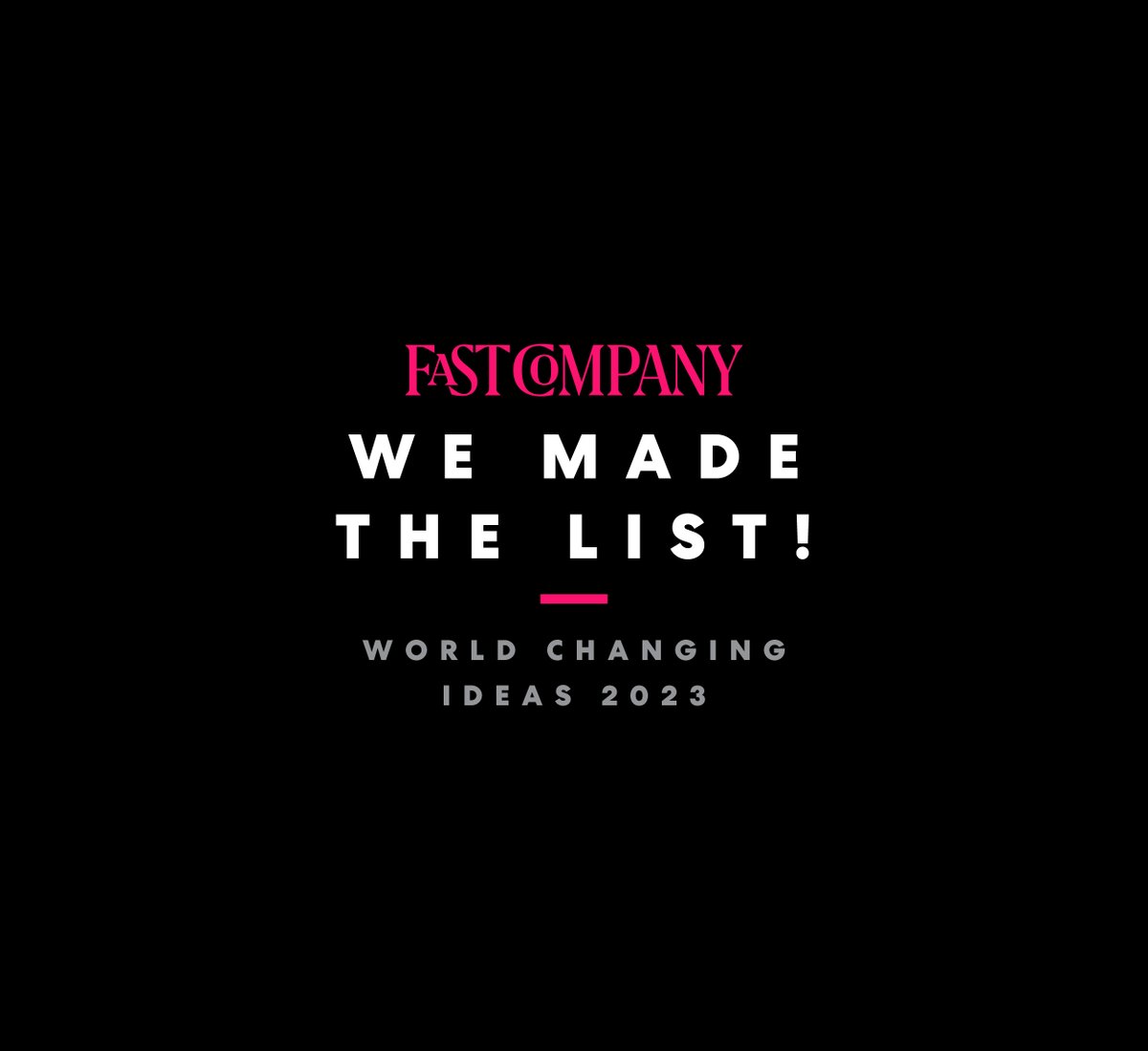 We're proud to be on the list for <a href="/FastCompany/">Fast Company</a>'s World Changing Ideas Awards for the second year in a row, this time for the Immunotherapy Response Score!
Learn more: bit.ly/3VouTzo
#FCWorldChangingIdeas