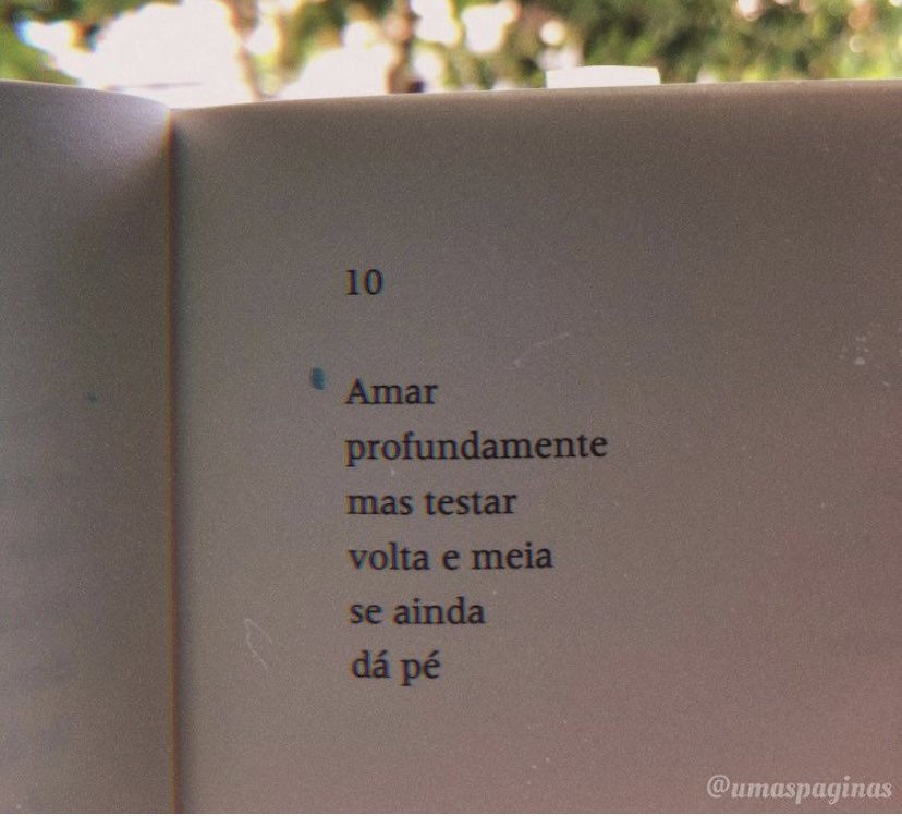 A amor é sobre apostar, mas jamais onde não existe retorno. Também é sobre se arriscar, mas sem se colocar em perigo.

É preciso suportar graus de incertezas, mas não perder de vista o senso de proteção.