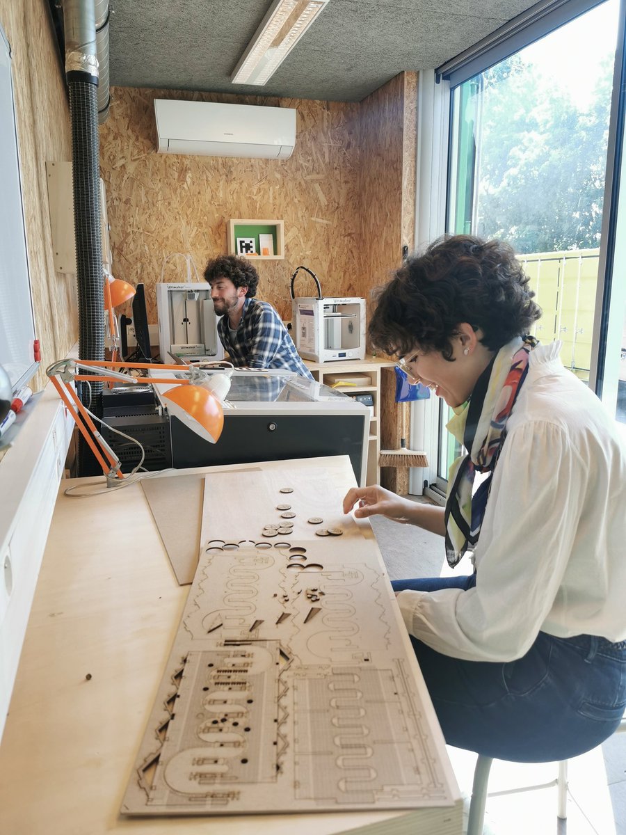 Le Studio IMU Ports romains est sur le pont pour préparer notre atelier pour le Festival <a href="/PopSciences/">Pop'Sciences - Université de Lyon</a> 🤩 ⚓ Rémi Fabro et Louna Ghanem à <a href="/ENSALyon/">ENSA Lyon</a>