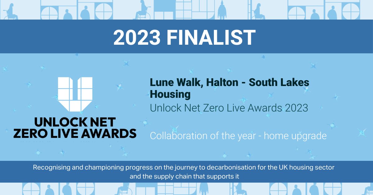 SLHNews's tweet photo. 🥳We're delighted to announce that we've been shortlisted for our Passivhaus, Lune Walk Development in Halton for:
🟢Collaboration of the year
🟢Building/development of the year - housing association/local authority
🟢Climate champion of the year – Charles Ainger, Chair of LVCLT https://t.co/FnFYbvIRIg