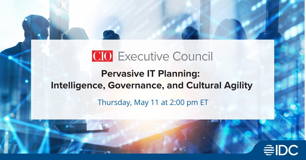 CIO Executive Council from IDC tweet media