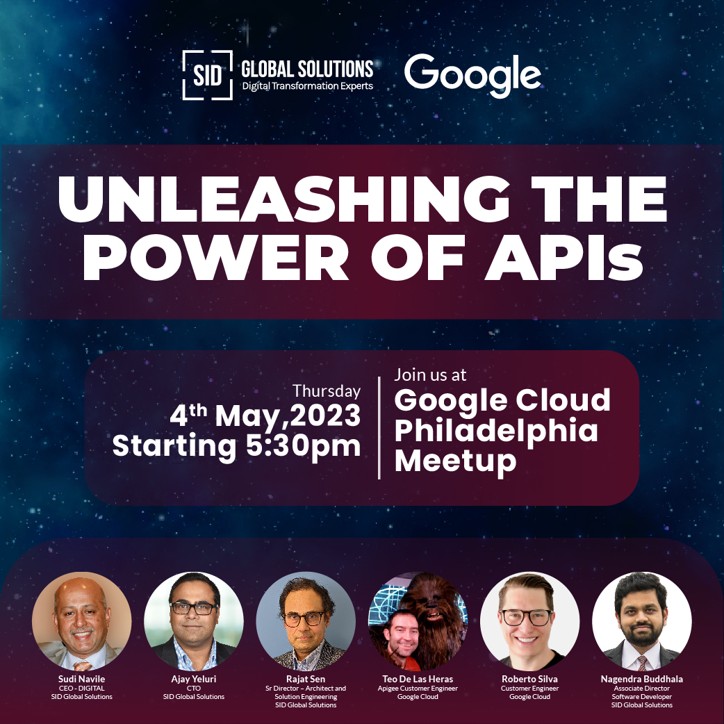 “The Apigee force is strong and Yes, we can also feel it”

Event: Apigee API management best practices - Google Cloud Philadelphia Meetup

-- Date & Time: 4th May, 5:30 pm
-- RSVP now! bit.ly/3Hamytd

 #GoogleCloud #Apigee #APImanagement #Techtalk #SIDGS