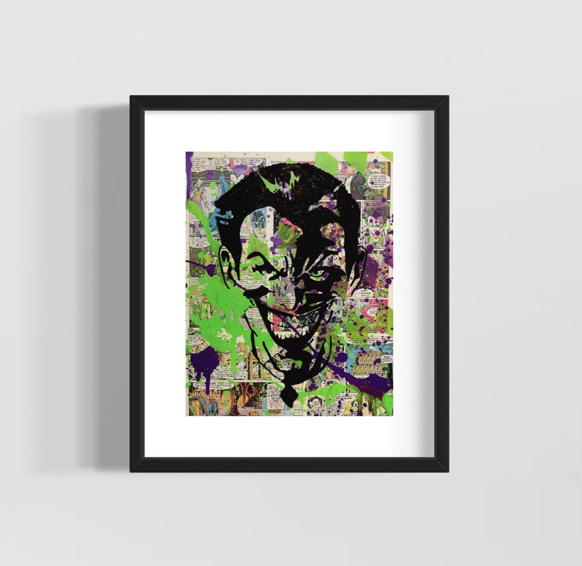 reelbraddavis's tweet photo. Art Giveaway! 
RT and follow me for a chance to win this Joker 11x14 giclee art print! Tag a friend too! I will pick the winner at random this Friday after 10PM EST. 😀 https://t.co/FKE6AHKNY0