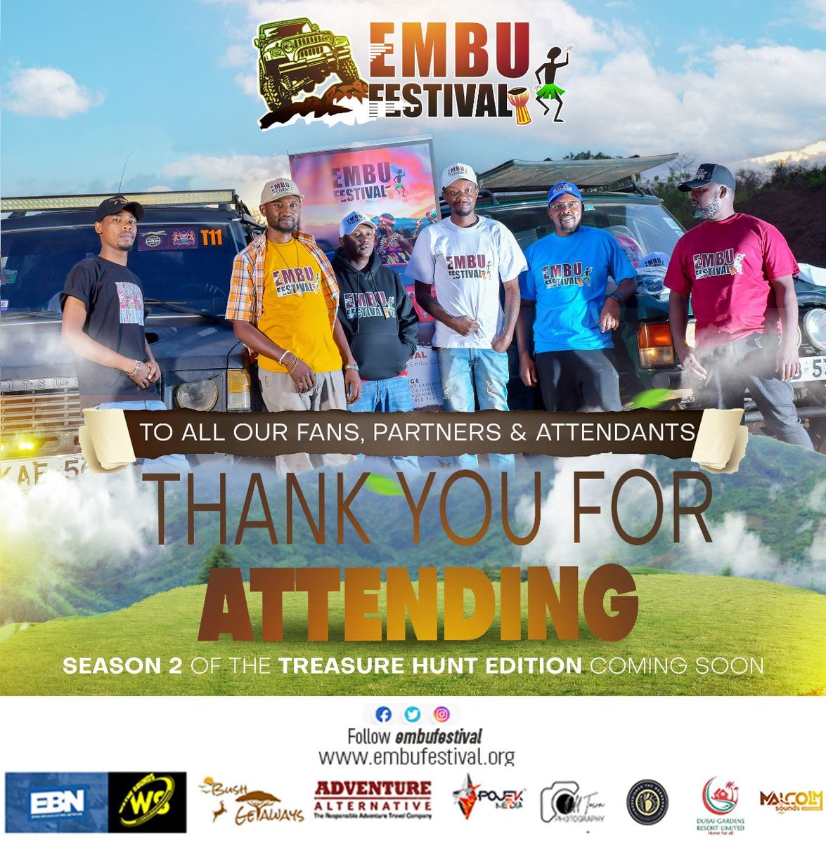 EmbuFestival's tweet photo. We thank God for the rains⛈️🫧🚧.
The park and chill were fun and Muddy, not even the heavy rains could stop the dance in the mud.
90%turn up by Embu people_Asanteni kwa Kuja Thanks for Coming !.
#SouthernBypass #Staged #Sanaipei Nuru Okanga
#embu #embufestival https://t.co/Be2wqYZzWU