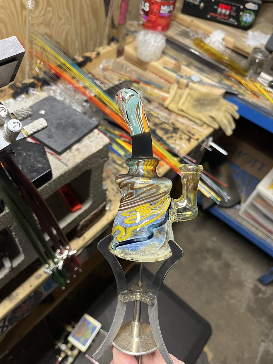 BensGlassArt's tweet photo. And into the kiln in about an hour. https://t.co/j0y9soCuwC