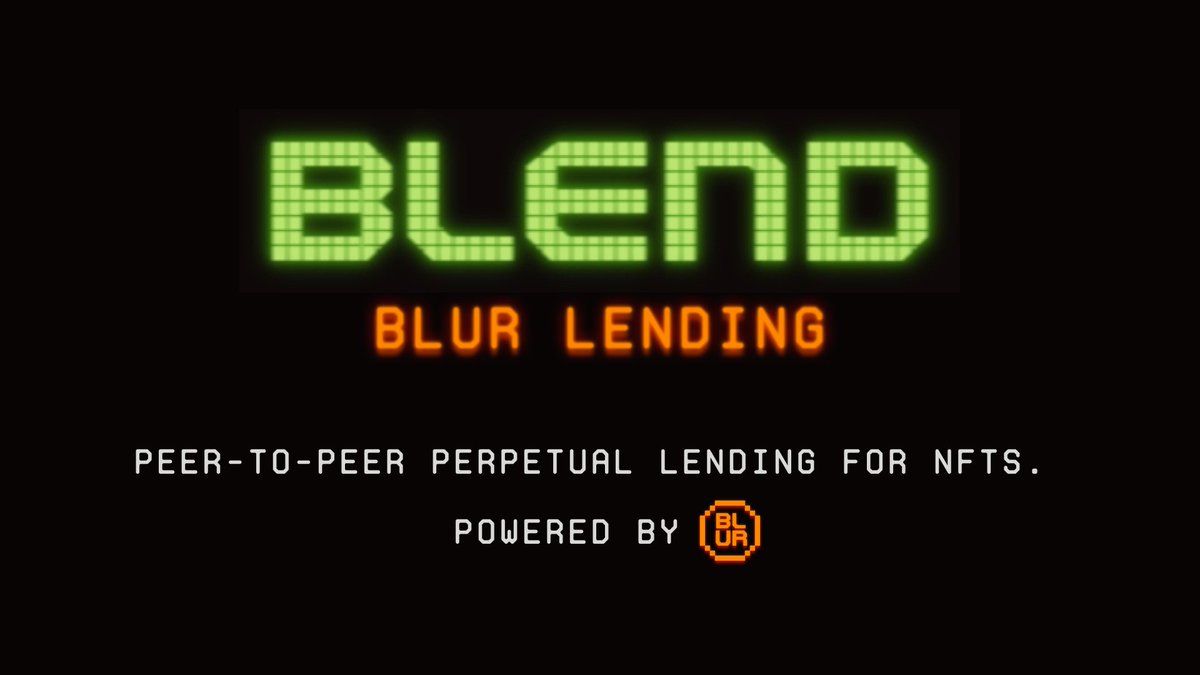 MylesXie.eth (@myles_xie_) on Twitter photo #Blend! #Blur lending protocol! Is it good is it bad?
Here are some thoughts, 🧵 a co-thread by @mfer7166 and me <a href="/Myles_Xie_/">MylesXie.eth</a> 👇 #Blend! #Blur lending protocol! Is it good is it bad?
Here are some thoughts, 🧵 a co-thread by @mfer7166 and me <a href="/Myles_Xie_/">MylesXie.eth</a> 👇