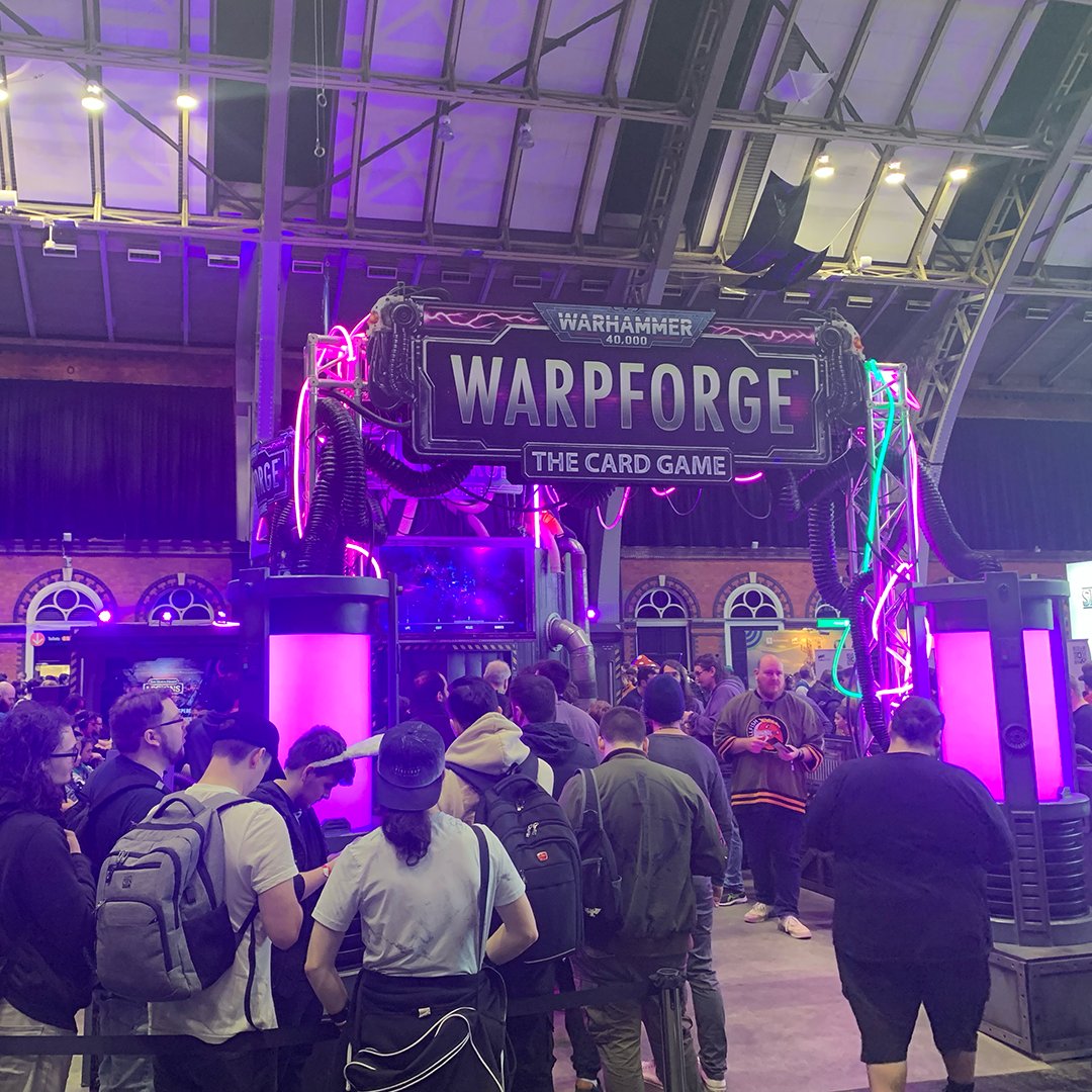 warpforge40k's tweet photo. The Omnispex Chamber has now closed, having analyzed over 1,500 test subjects.
Thank you to all attendees! We'll reach out within the next few days to send you your digital card.
For the Omnissiah!
#WarpforgeFest #LegionsFest #Warpforge40K #HorusLegions #40k #wh40k #WHFest23 https://t.co/dDoIjhFO1E