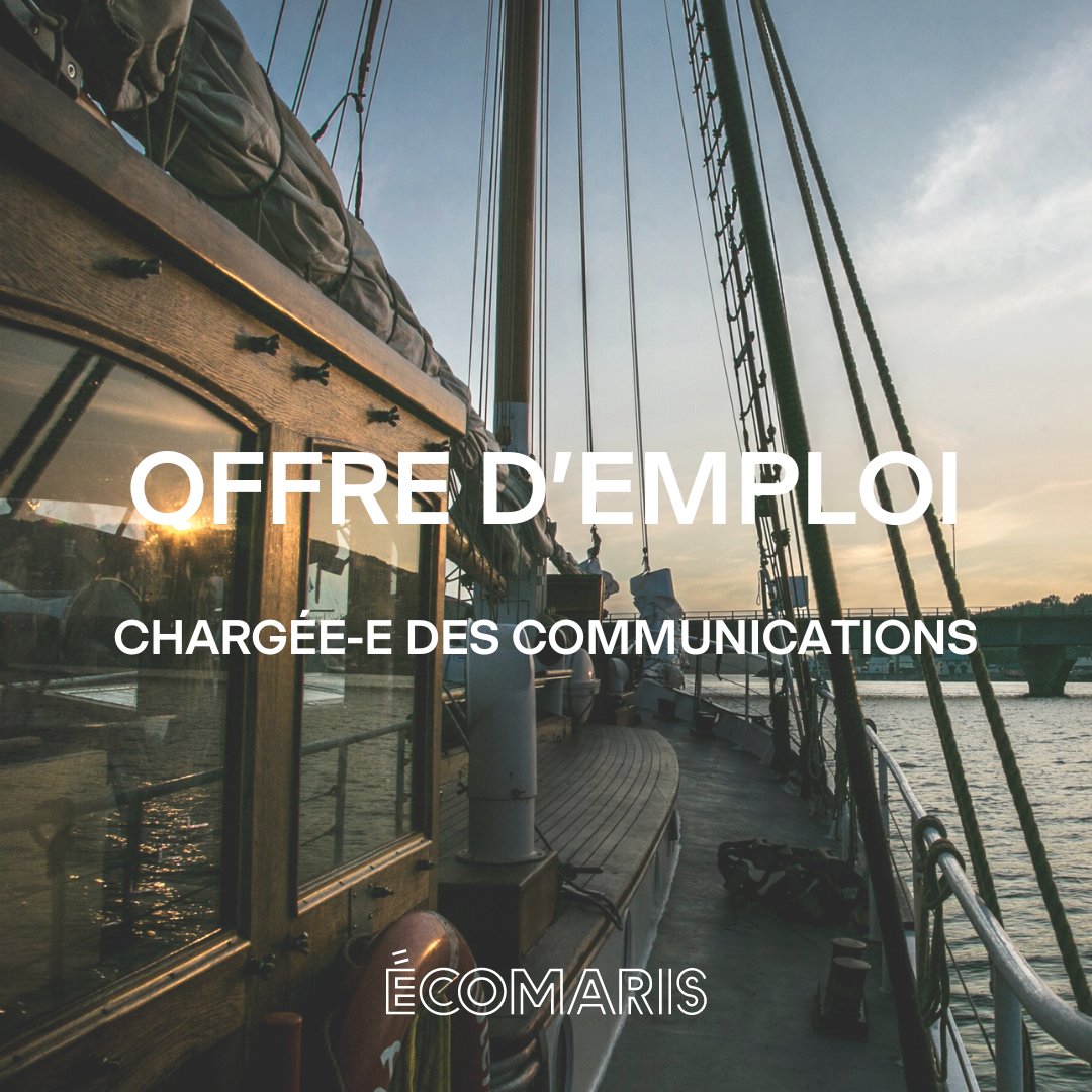 🌐 OFFRE D'EMPLOI 🌐

Nous cherchons un/une chargée/e des communications ! Tous les détails sont dans le lien ci-dessous 🤗⬇️

⚠️ Date limite pour le dépôt des candidatures : 16 mai 2023

Pour postuler ➡️ rh@ecomaris.org

ecomaris.org/offre-demploi-…