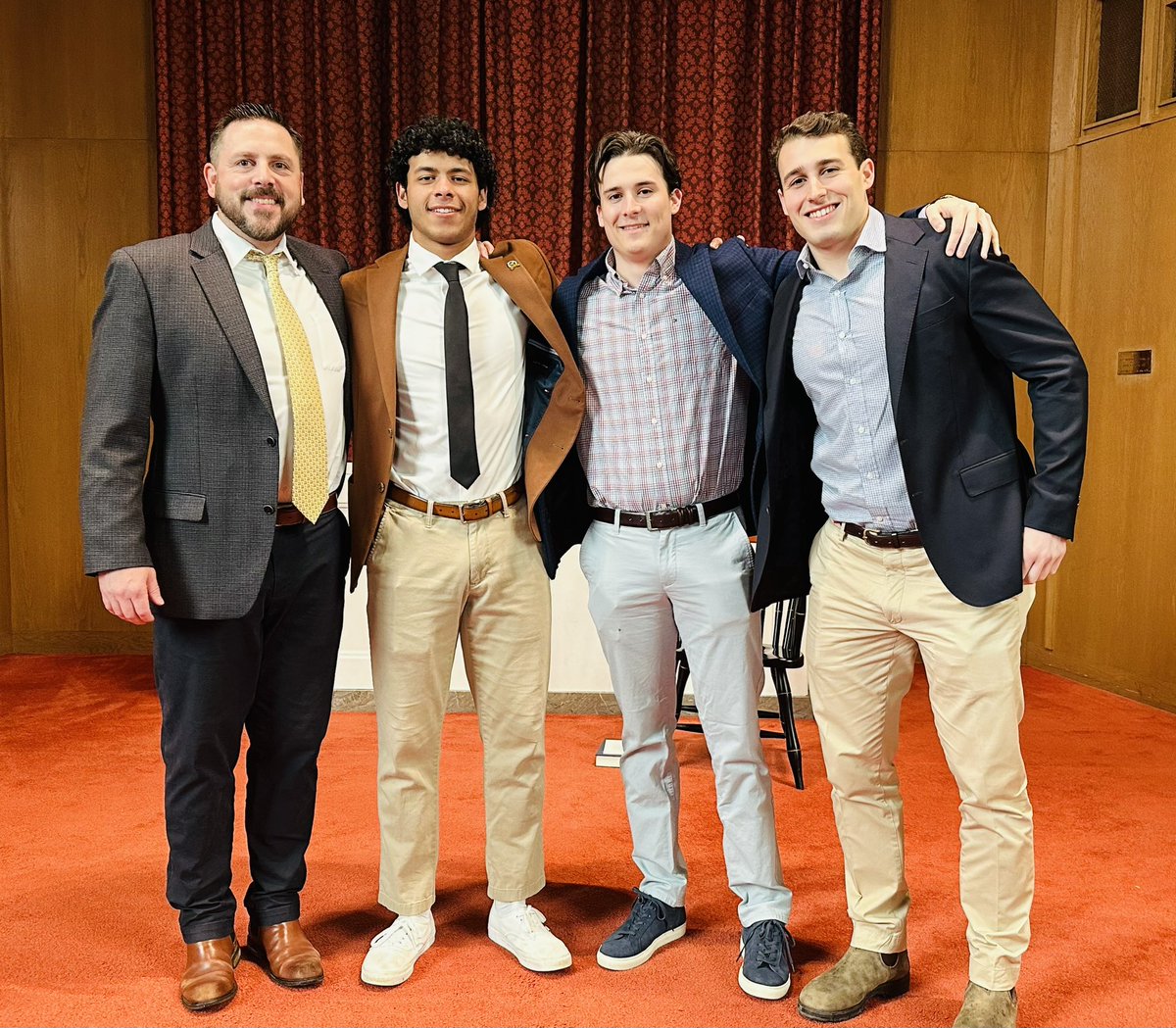 An incredible honor to speak at Head Prefect Kade Smith’s Chapel Talk. <a href="/WestminsterCT/">Westminster School</a> <a href="/WestyAthletics/">Westminster School Athletics</a>