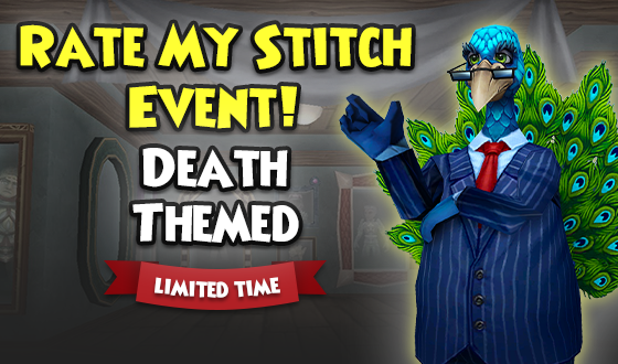 Wizard101's tweet photo. The first Rate My Stitch Event is here! 🧵🎉

Now through Monday, May 8th, submit your best Death themed outfit and rate other Wizard's themed stitches to earn rewards! Talk to Maxwell Sharp in the Shopping District to get started. https://t.co/eIdAnjBL3K #Wizard101 https://t.co/hZqwBSyjgY