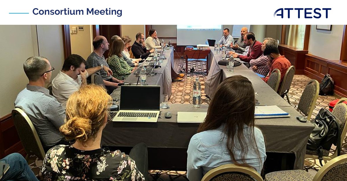 We just had a productive ATTEST consortium meeting where we tackled some integration issues between tools on the platform and finalized operational details for our upcoming demo in Croatia. #ATTEST #consortiummeeting