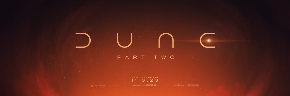 FilmUpdates's tweet image. The first trailer for Denis Villeneuve’s ‘DUNE: PART TWO’ will be released tomorrow.