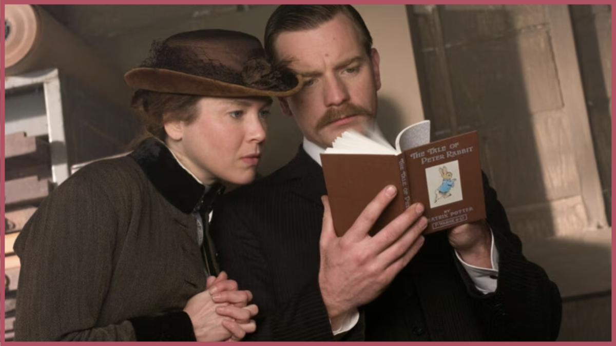 WeCinema's tweet photo. 📚 #MissPotter è un film biografico di Chris Noonan e basato sulla vita dell'artista Beatrix Potter, autrice dell'amatissimo best seller per l'infanzia #TheTaleOfPeterRabbit.
Con #RenéeZellweger e #EwanMcGregor. https://t.co/ndWpOFZB3W