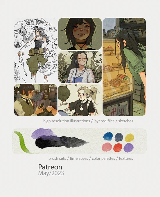 May 2023 Patreon reward is out!

You can download the contents here: https://t.co/t74Rq3aK8d

Thanks to everyone that supports me through all my projects. 😌 