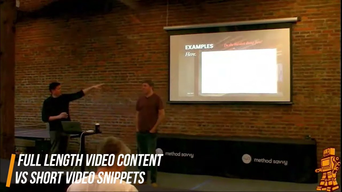 SEOMeetup's tweet image. While answering a question to the question of “Full-length video vs short video snippets…”  Carlos Manriquez suggested doing the paperwork first. He also added that passion would come through what people want to produce.
#Raleigh SEO Meetup. 
rfr.bz/t5pvqly