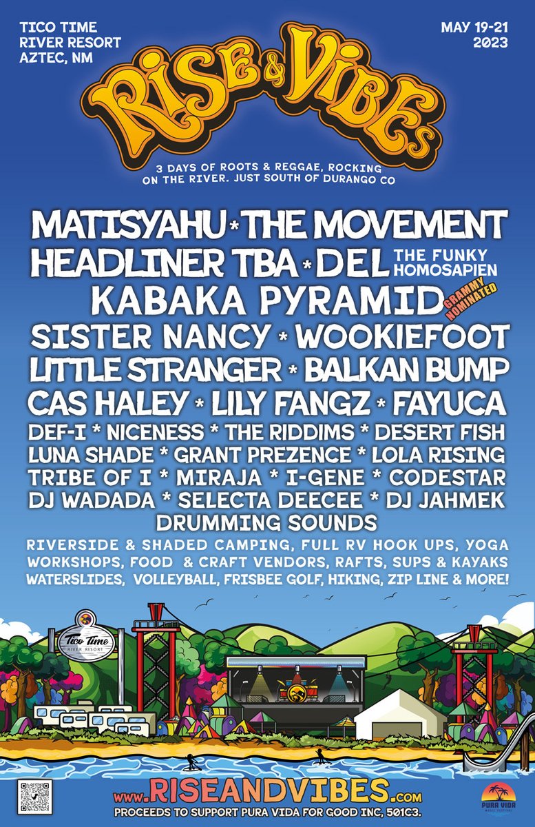 MirajaMusic's tweet photo. Roots &amp; Reggae at Rise &amp; Vibes! 
https://t.co/xedi7PdMU6 

#colorado #newmexico #reggae #musicfestival #reggaefest #blazeone #lightmyfire #music #dancehall  #culture  #rasta https://t.co/o6ypdnwmuR