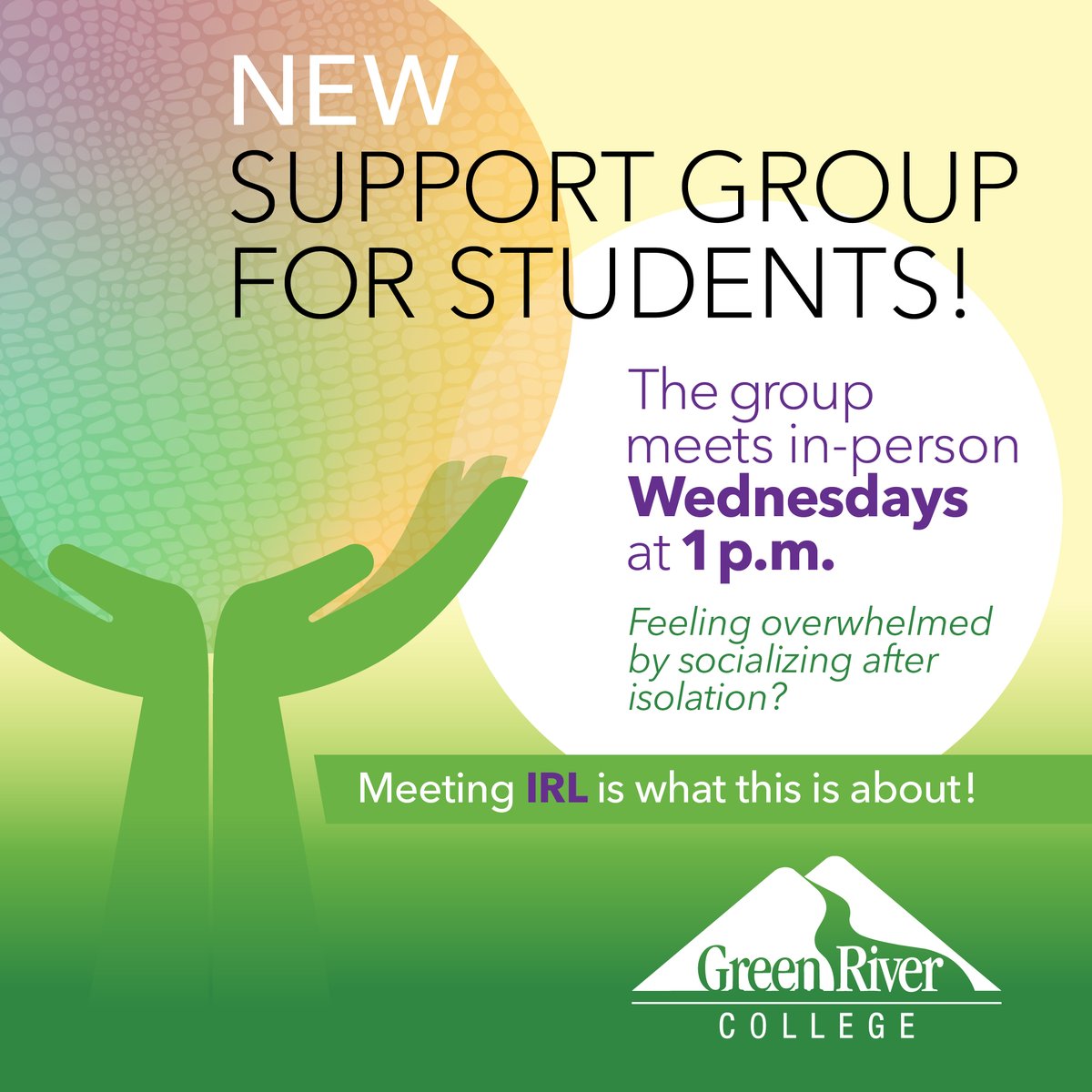 Green River College tweet media