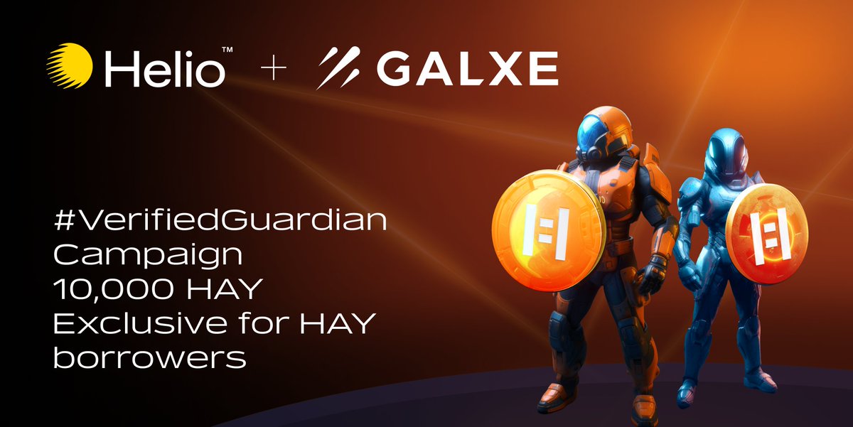 lista_dao's tweet image. 1/ The Guardians of the Helio-verse have descended upon us...and they've have brought a 10,000 $HAY reward for #VerifiedGuardians 🏅

📆: 3rd May - 19th May (GMT +8)
🎁: 10,000 $HAY

Our biggest and best campaign yet, powered by @Galxe 🌌👇
galxe.com/helio/campaign…

🧵👇