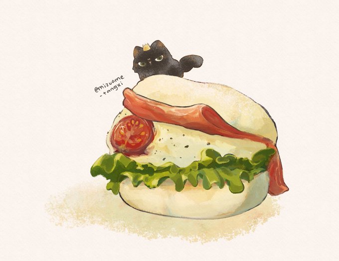 「animal sandwich」 illustration images(Latest)