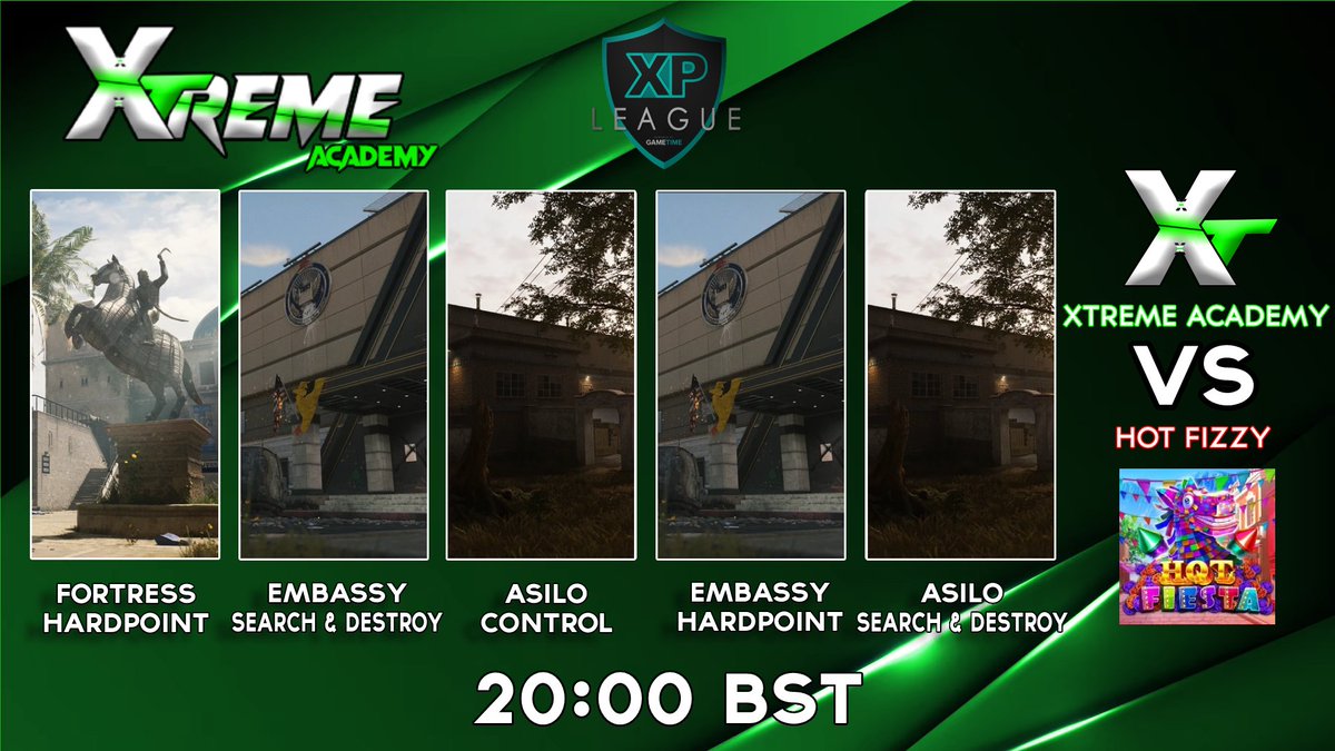XtremeeEsports's tweet photo. Academy team is back again in @XP_Europe tonight at 8PM vs Hot Fizzy

Good luck  lads 🔥 
Come watch over at https://t.co/6uZiKGigOK

🟢 @Descent_EU 
🟢 @P1NEL 
🟢 @Spear3FW 
🟢 @Ascendoncod https://t.co/TDRQprBn0i