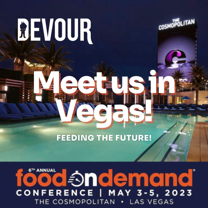 JohnSkolak's tweet image. Are you attending Food On Demand 2023 this week in Sin City, sweet 'ole Las Vegas?

Don't miss this opportunity to discover how #DevourGO can #revolutionize your brand's #guestexperience. Book your meet-up now! 

Devour.io