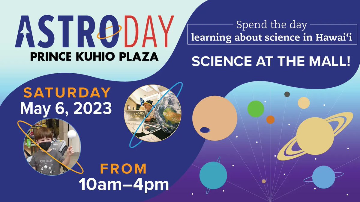 In honor of #BlackHoleWeek - the EAO will be featuring a booth full of fun Black Hole related activities this weekend at AstroDay! Come visit us at the Prince Kuhio Plaza in Hilo this Saturday from 10am - 4pm and let's talk Black Holes!