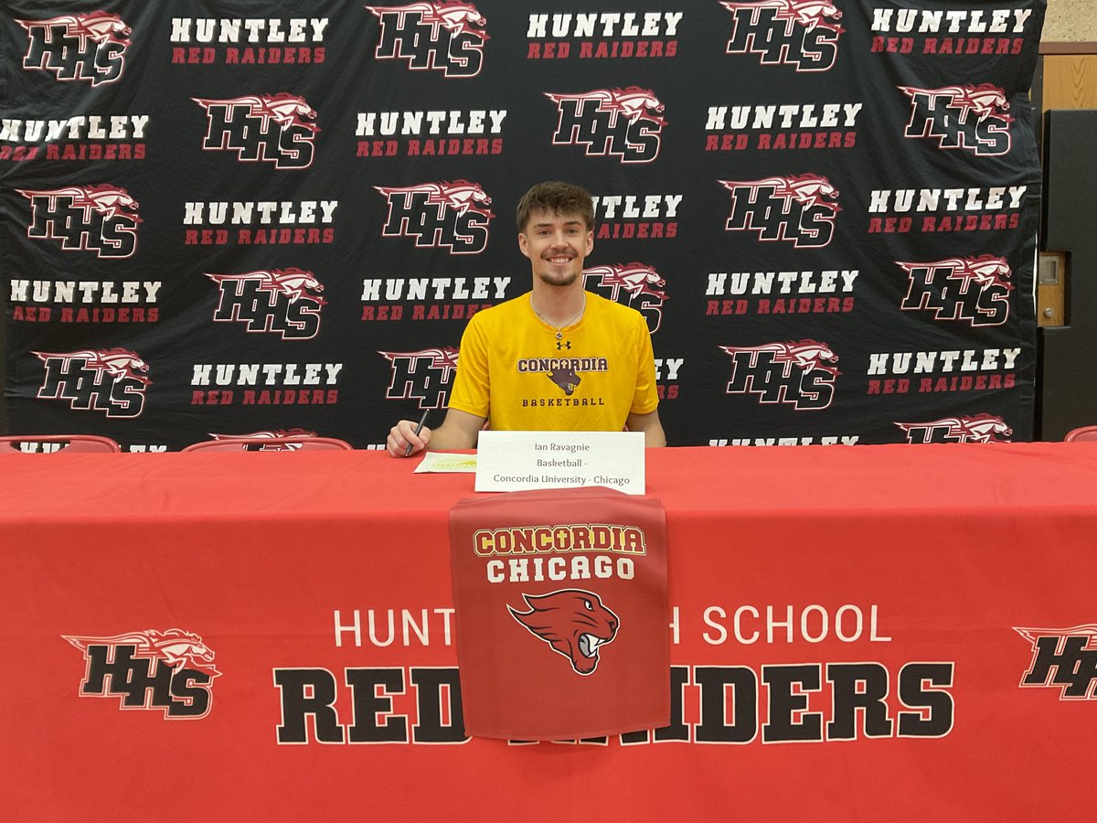 Enjoyed watching Ian sign his letter of intent last night! Concordia University-Chicago is getting a good player and an even better kid!