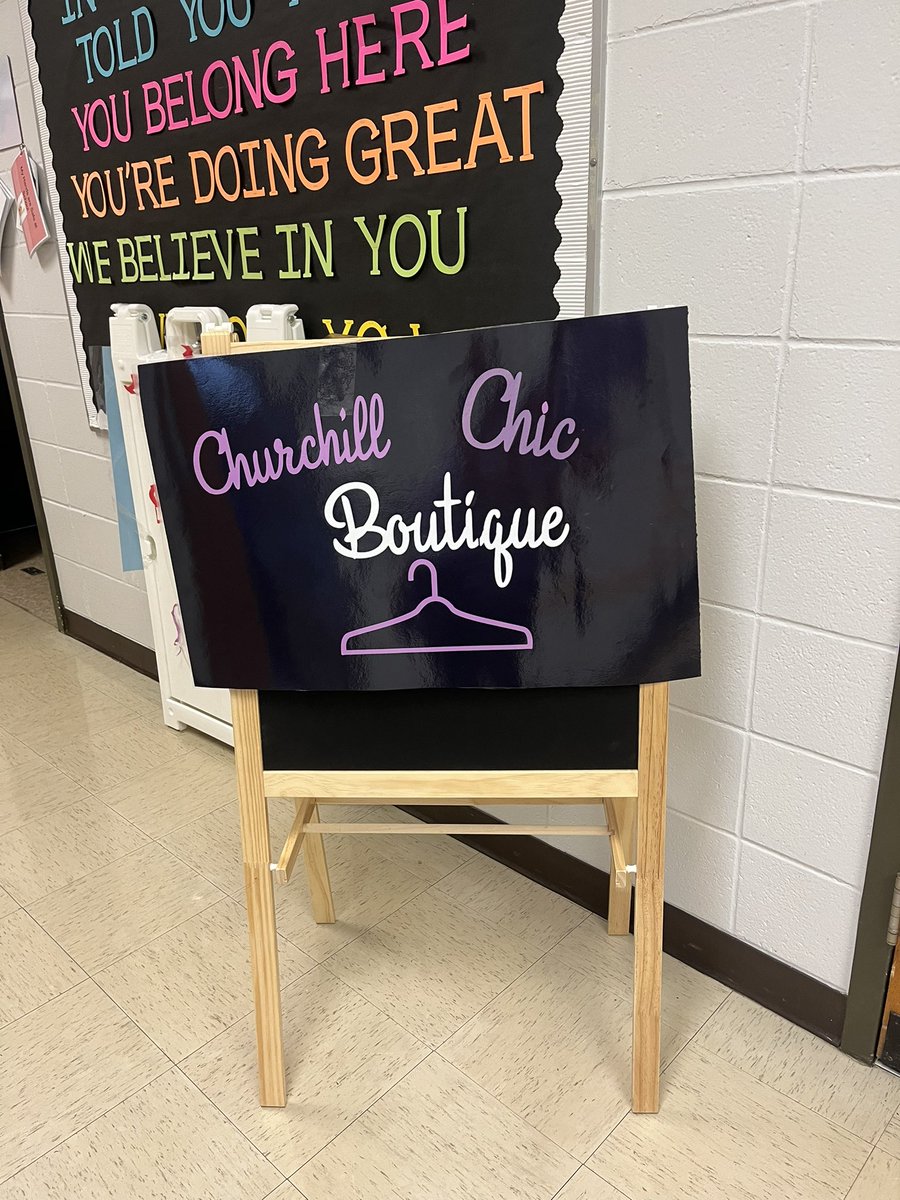 CHPCRUSADERS's tweet photo. As you come Derby Trot, visit the Churchill Park Chic Boutique if you are in need of prom attire! Thank you to all who donated! @JCPSKY @JCPSZone2 #weareCHP https://t.co/b3ioCtOsod
