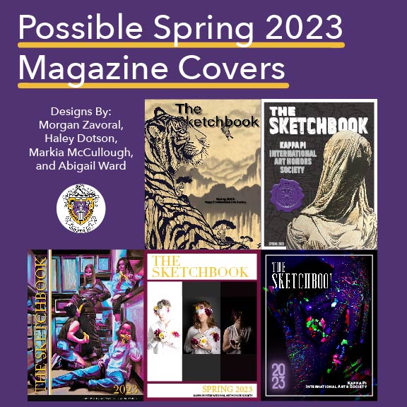 kappapiart1911's tweet photo. Culver-Stockton College students did an amazing job creating some possible covers for the upcoming magazine. We are excited to reveal the final product soon! https://t.co/tnEsdfqpkc