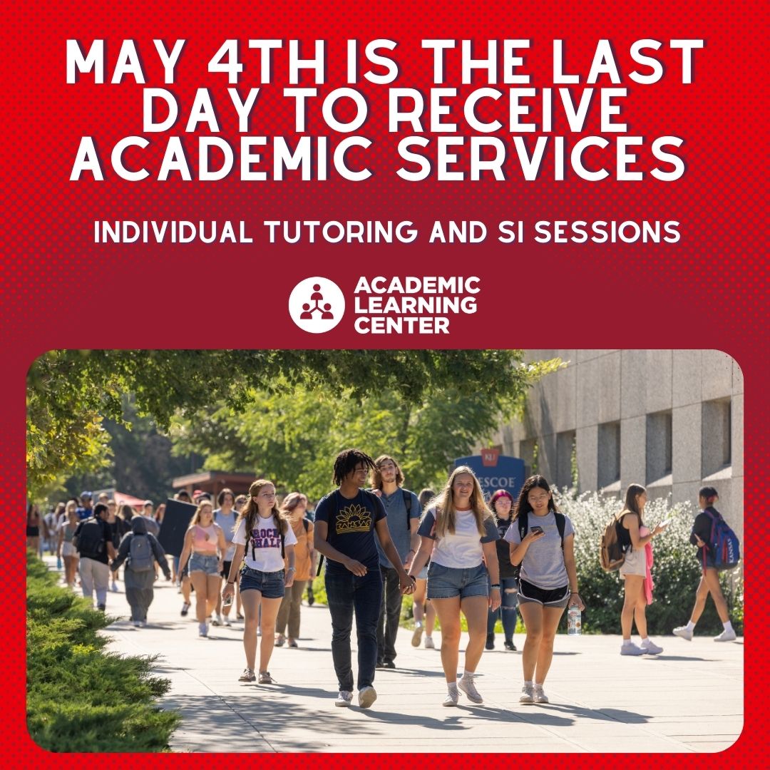 As the year is coming to an end, so are academic services. 😓 May 4th is the last day to receive individual tutoring or participate in an SI session for the semester. Book an appointment while you still can! #rockchalkjayhawk