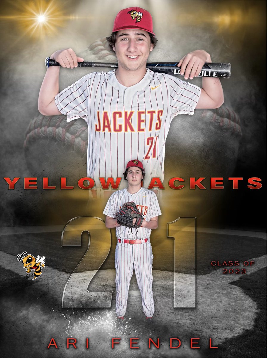 Senior Ari Fendel has been a welcome addition to the team. Simply put, his passion and energy have been infectious. Thanks Ari for returning to baseball and being part of our success. #teamguy #teamfirst #jacketspride