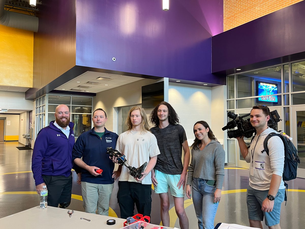Be sure to check out KSHB 41 news tonight at 10 to hear more about two engineering students' capstone project that focused on helping a teacher with a prosthetic leg solve a problem. #proud2bpirates <a href="/BeltonPrincipal/">Torrence Allen</a> <a href="/FordNGL/">Ford NGL</a> <a href="/RWL_KC/">Real World Learning</a>  <a href="/BeltonSchools/">Belton School District #124</a>