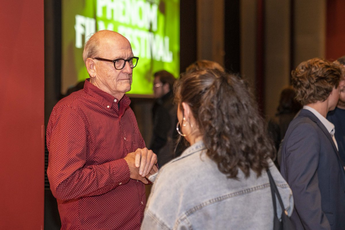 IL_Wesleyan's tweet image. Film and theatre students showcased their film projects during the third annual Phenom Film Festival. Adding to the excitement this year, Academy Award-nominated actor and IWU alum Richard Jenkins &apos;69 was in attendance during a visit to campus!