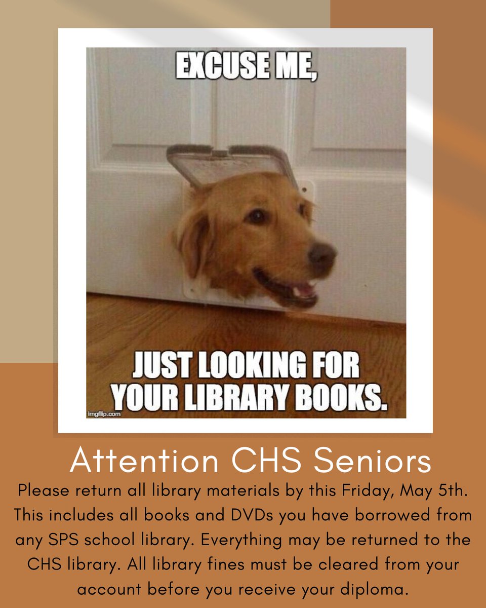 CHS Library tweet media