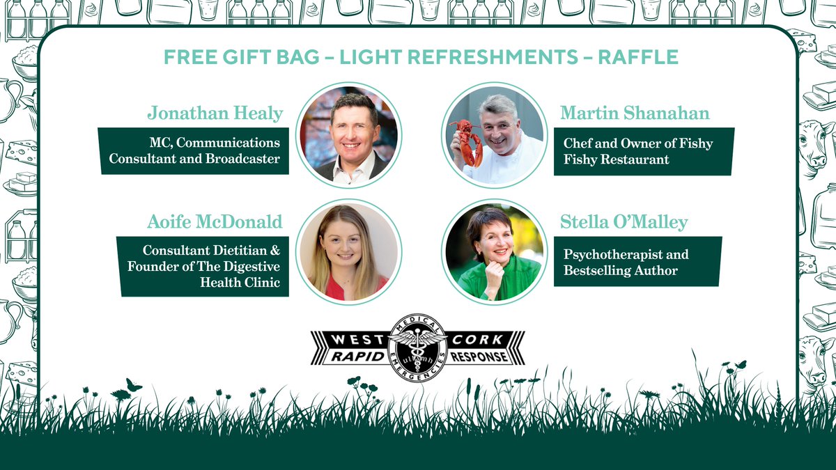National Dairy Council (@ndc_ie) on Twitter photo <a href="/Dunmorehouse/">Dunmore House Hotel</a> <a href="/Martyfishy1/">Martin Shanahan</a> <a href="/ClonaDairy/">Clóna Dairy Products</a> Speakers include
➡️ Aoife McDonald
➡️ Martin Shanahan (<a href="/Martyfishy1/">Martin Shanahan</a>)
➡️ Stella O’Malley (<a href="/stellaomalley3/">Stella O'Malley</a>)
➡️ Jonathan Healy (<a href="/jonathanhealy/">Jonathan Healy</a>)
🎟️👉 bit.ly/healthandwellb…
Organized in partnership with <a href="/ClonaDairy/">Clóna Dairy Products</a>
#Health #Wellbeing #Event #WestCork #IrishDairy <a href="/Dunmorehouse/">Dunmore House Hotel</a> <a href="/Martyfishy1/">Martin Shanahan</a> <a href="/ClonaDairy/">Clóna Dairy Products</a> Speakers include
➡️ Aoife McDonald
➡️ Martin Shanahan (<a href="/Martyfishy1/">Martin Shanahan</a>)
➡️ Stella O’Malley (<a href="/stellaomalley3/">Stella O'Malley</a>)
➡️ Jonathan Healy (<a href="/jonathanhealy/">Jonathan Healy</a>)
🎟️👉 bit.ly/healthandwellb…
Organized in partnership with <a href="/ClonaDairy/">Clóna Dairy Products</a>
#Health #Wellbeing #Event #WestCork #IrishDairy