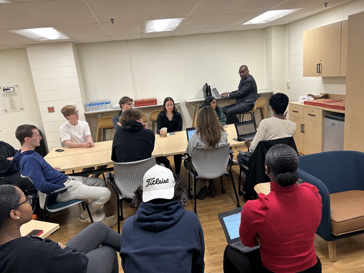 WaubonsieValley's tweet photo. It’s a pleasure to host Dr Talley as he works with Warriors on his Superintendent Focus Group!  Thanks for seeking input and feedback from our student population! https://t.co/IY8PneQxOI