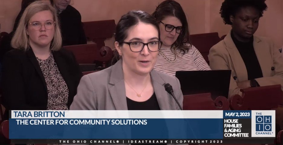 GroundworkOhio's tweet photo. "We are excited to see doula certification and Medicaid reimbursement for #doulas in HB7. Data &amp; experiences show us that doulas can make a difference in improving outcomes for moms and babies, especially for Black moms and babies." Testimony by @tarabritton121 of @CommunitySols https://t.co/qEUUrv4o4r