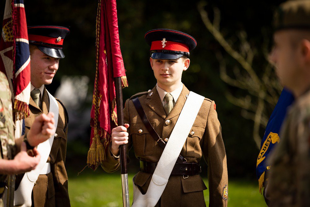 CCFcadets's tweet photo. Good luck to all our cadets as they join forces with SCC, @VCCcadets,  @aircadets, @ArmyCadetsUK and @SeaCadetsUK at @CTCFrimleyPark for their final #KingsCoronation rehearsal. What an incredible opportunity to represent their cadet organisations. #ToInspireToAchieve https://t.co/wsBR0ojgre