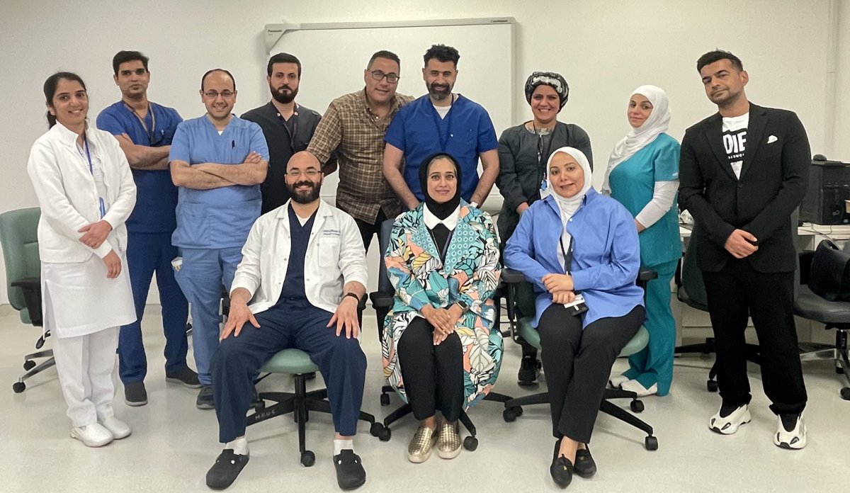SimEdQ8's tweet image. Thrilled to have been a part of the successful simulation education and debrief workshop that brought together healthcare professionals from various specialties. Collaborative learning and skill-building are key to providing top-notch patient care. #simulationeducation #MedEd