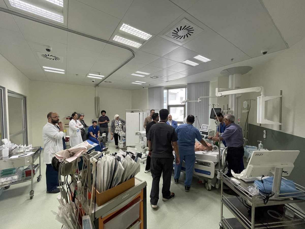 SimEdQ8's tweet image. Thrilled to have been a part of the successful simulation education and debrief workshop that brought together healthcare professionals from various specialties. Collaborative learning and skill-building are key to providing top-notch patient care. #simulationeducation #MedEd