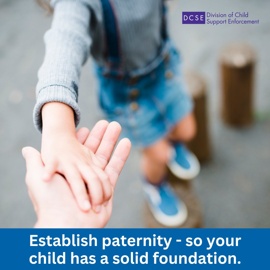 ChildSupportVA's tweet photo. Establishing paternity is an important first step in ensuring your child has everything they need to have a strong foundation in life. #SupportVAKids https://t.co/13ekqCgcU8