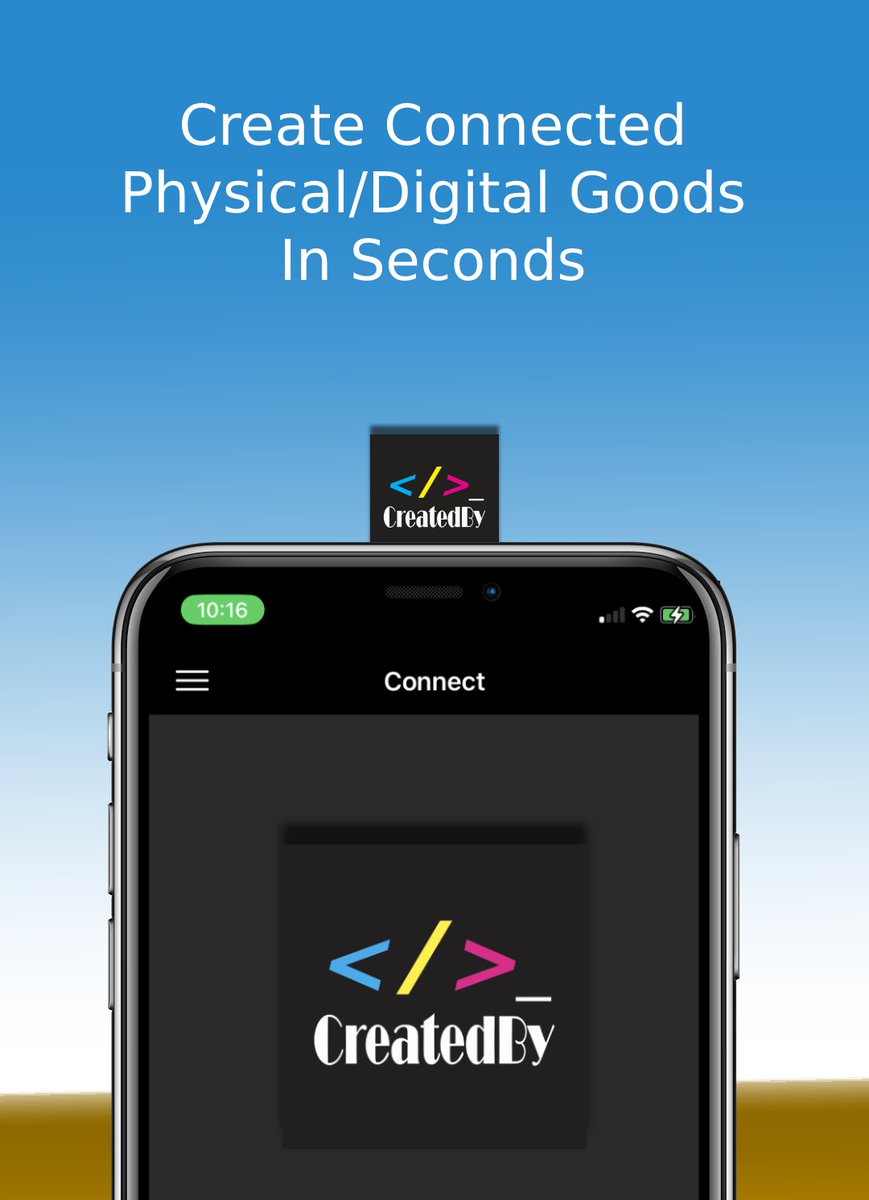 GM! We are happy to announce the launch of the CreatedBy_ App and NFC tag store! Get connected at:
CreatedBy_ Connect iOS App
apple.co/41EnSwQ
createdby.store

#fashion #digitalfashion #connectedfashion #digitaltwin #phygital #phygitalnft #nft #metaversefashion