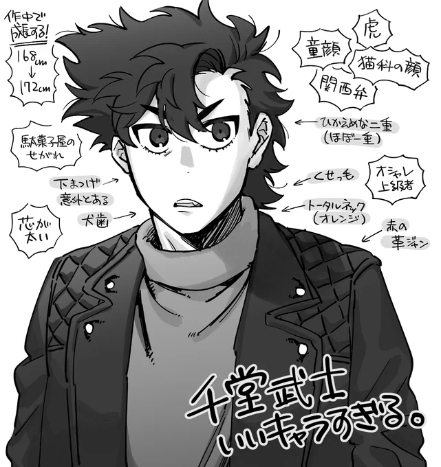 千堂武士とてもツボですという絵
