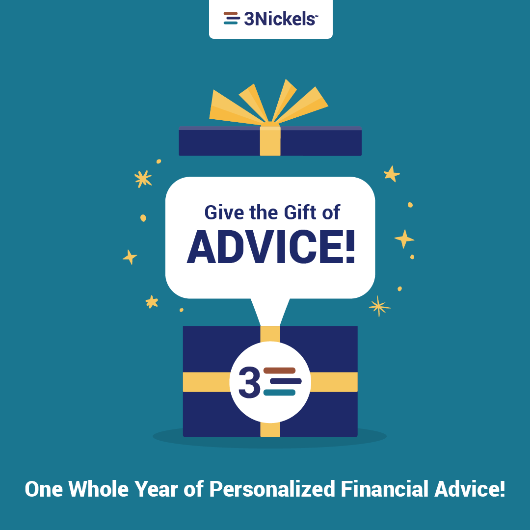 3nickelsfi's tweet photo. Secure your college student's financial future with 3Nickels! Give them the gift of trusted financial advice to help them save for their post-graduation goals. Purchase a subscription now and share the unique gift link with your loved ones! https://t.co/V8pjgCbjvI https://t.co/a3ZrJxMOHD