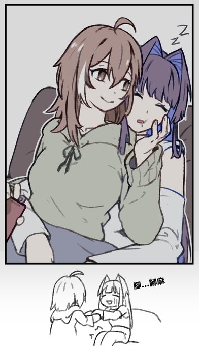 😴 #kronillust #drawMEI