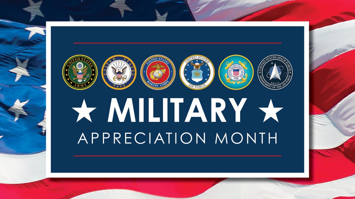 We honor the service and sacrifice of the brave men and women of <a href="/USArmy/">U.S. Army</a> <a href="/USNavy/">U.S. Navy</a> <a href="/usairforce/">U.S. Air Force</a> <a href="/USMC/">U.S. Marines</a> <a href="/USCG/">U.S. Coast Guard</a> @SpaceForceDoD <a href="/USNationalGuard/">National Guard</a> as well as their contributions to our campus community training and mentoring future Razorback service members #MilitaryAppreciationMonth #WPS